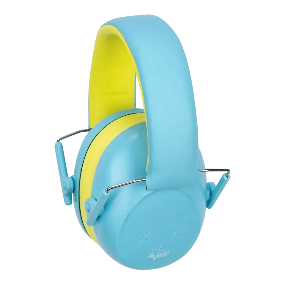 24db Comfortable sky blue kids ear muffs