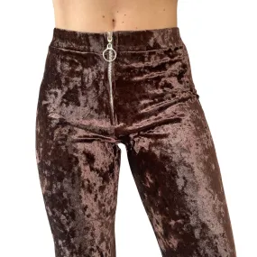 90s Crushed Velvet Flares (S)