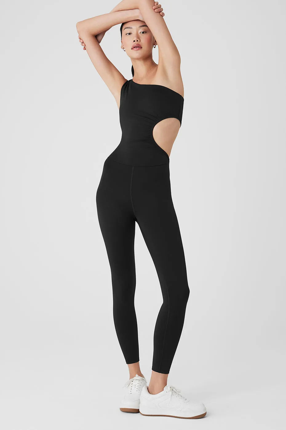 Airlift 7/8 Decadent Bodysuit - Black