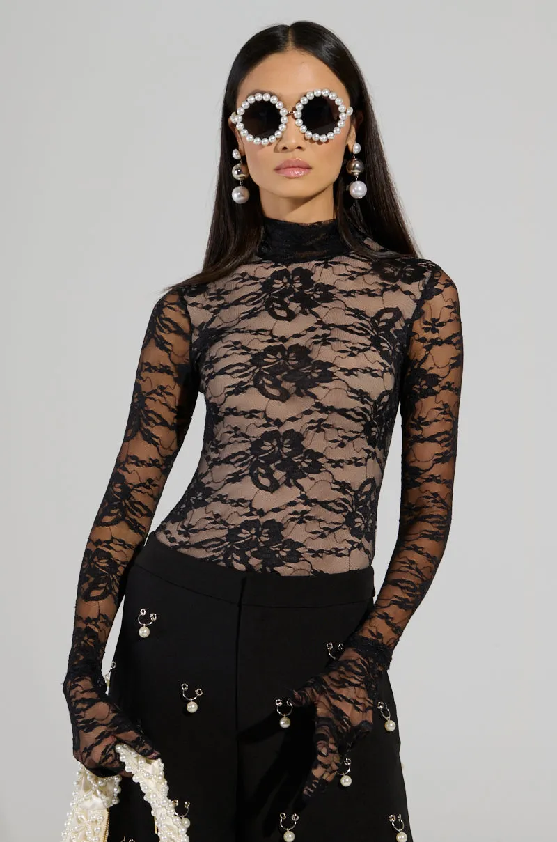 ALL THE ATTENTION LACE GLOVE BODYSUIT