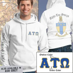 Alpha Tau Omega Crest Hoodie - G185 - SUB