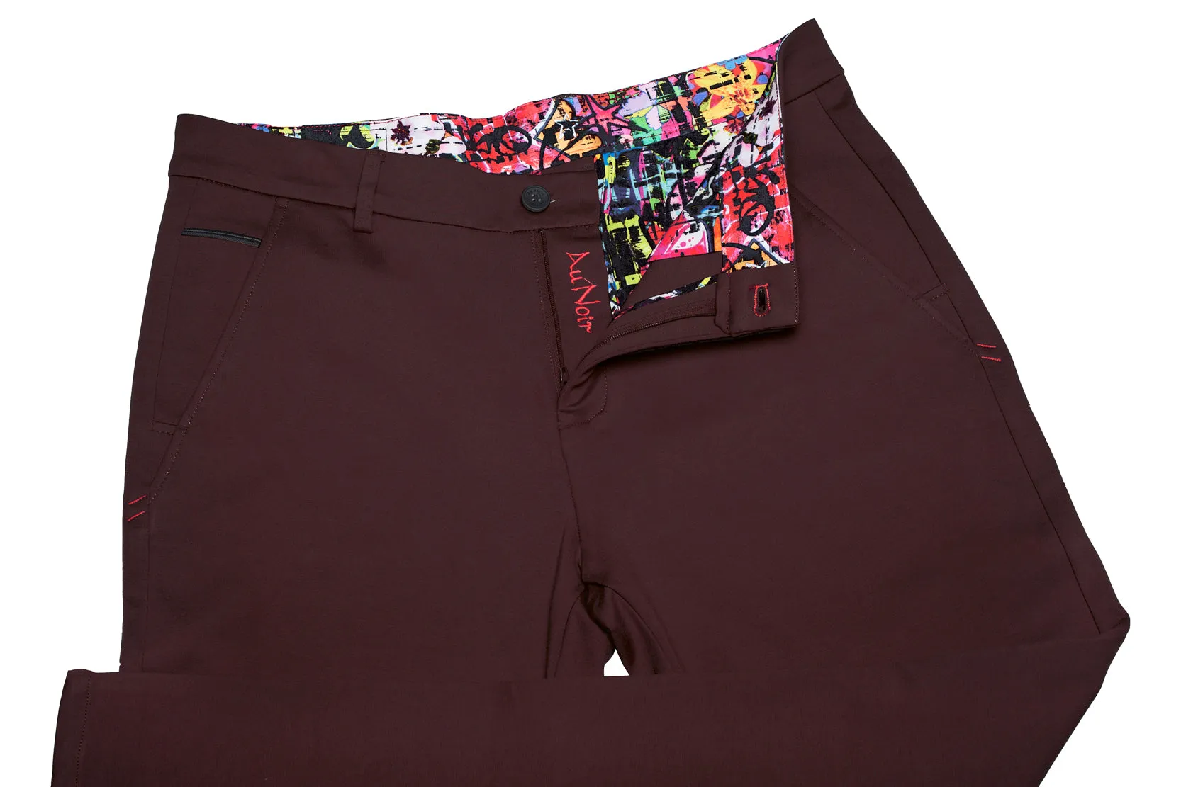 Au Noir Dressy Stretch Pant | Beretta Wine