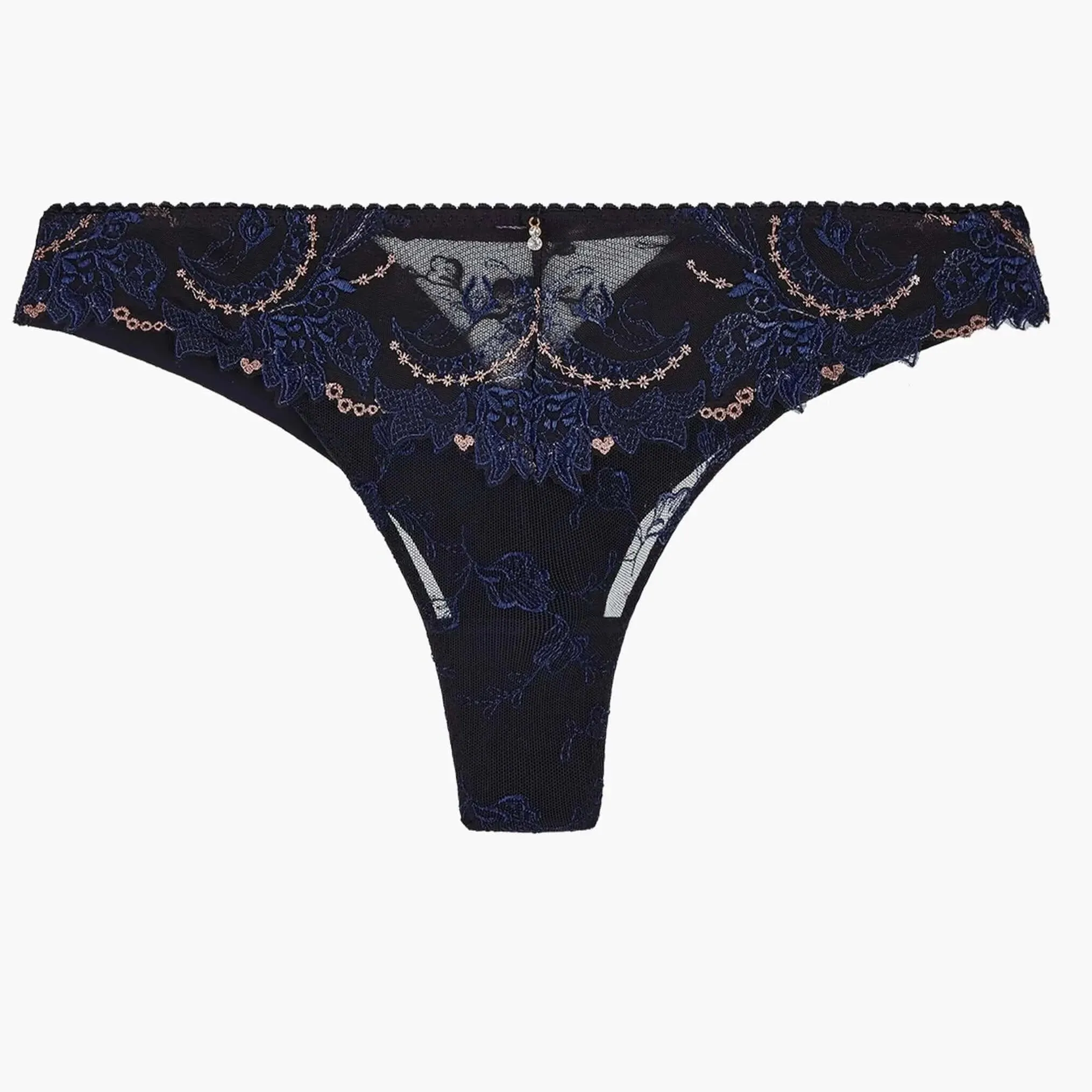 Aubade Amour Precieux Tanga in Cosmic Blue UD26