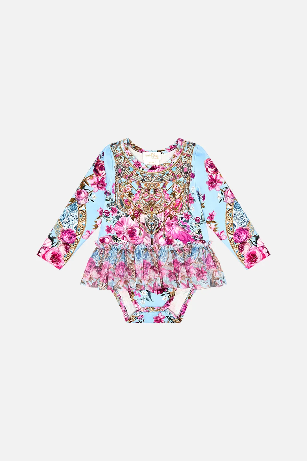 BABY TUTU BODYSUIT DOWN THE GARDEN PATH