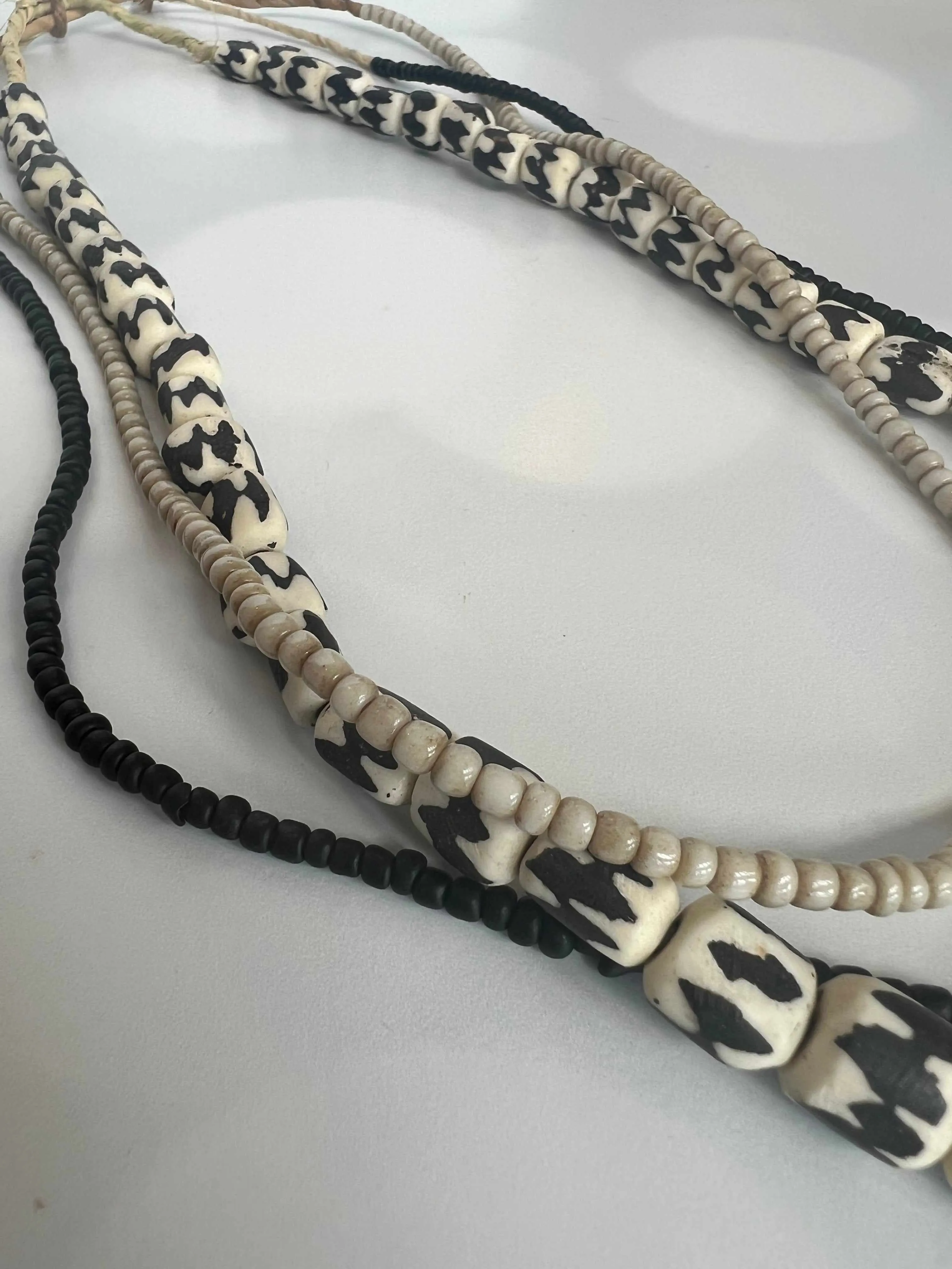 Black Batik Layer Necklace