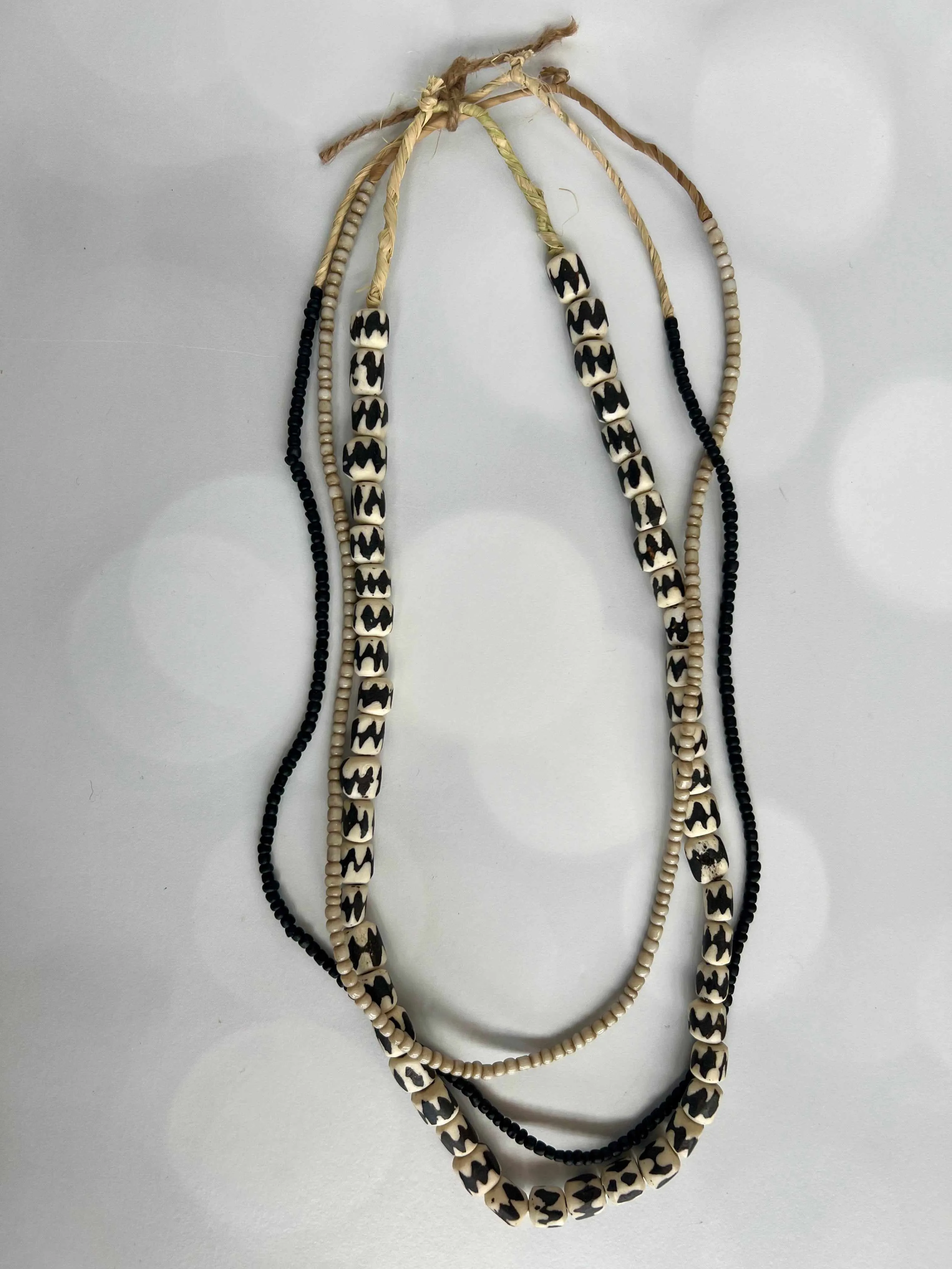 Black Batik Layer Necklace