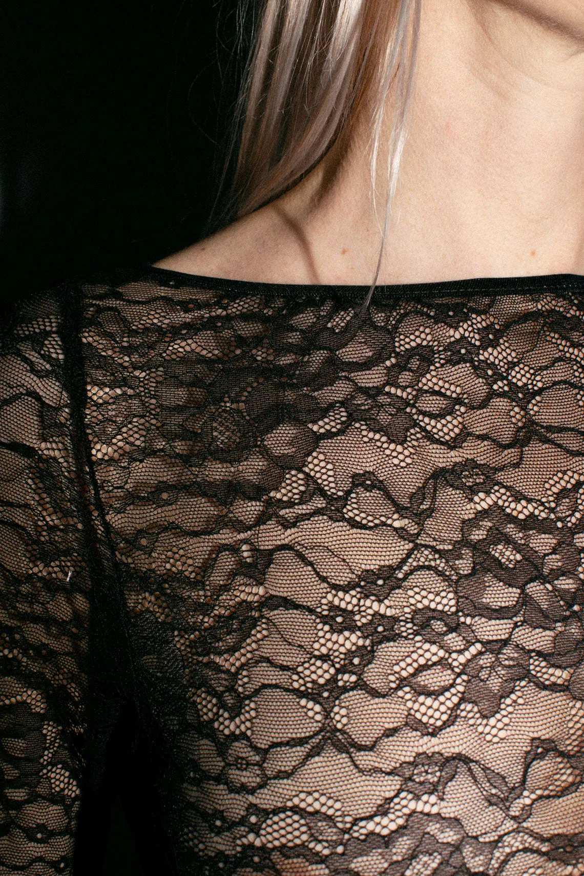 Black Lace Bodysuit