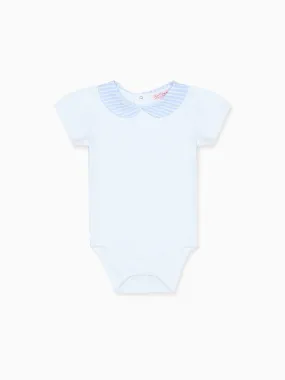 Blue Stripe Raya Baby Body Vest