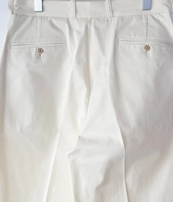 blurhms ROOTSTOCK/2046D CHINO PANTS (IVORY)