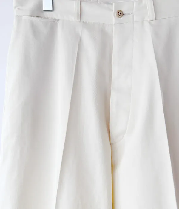 blurhms ROOTSTOCK/2046D CHINO PANTS (IVORY)