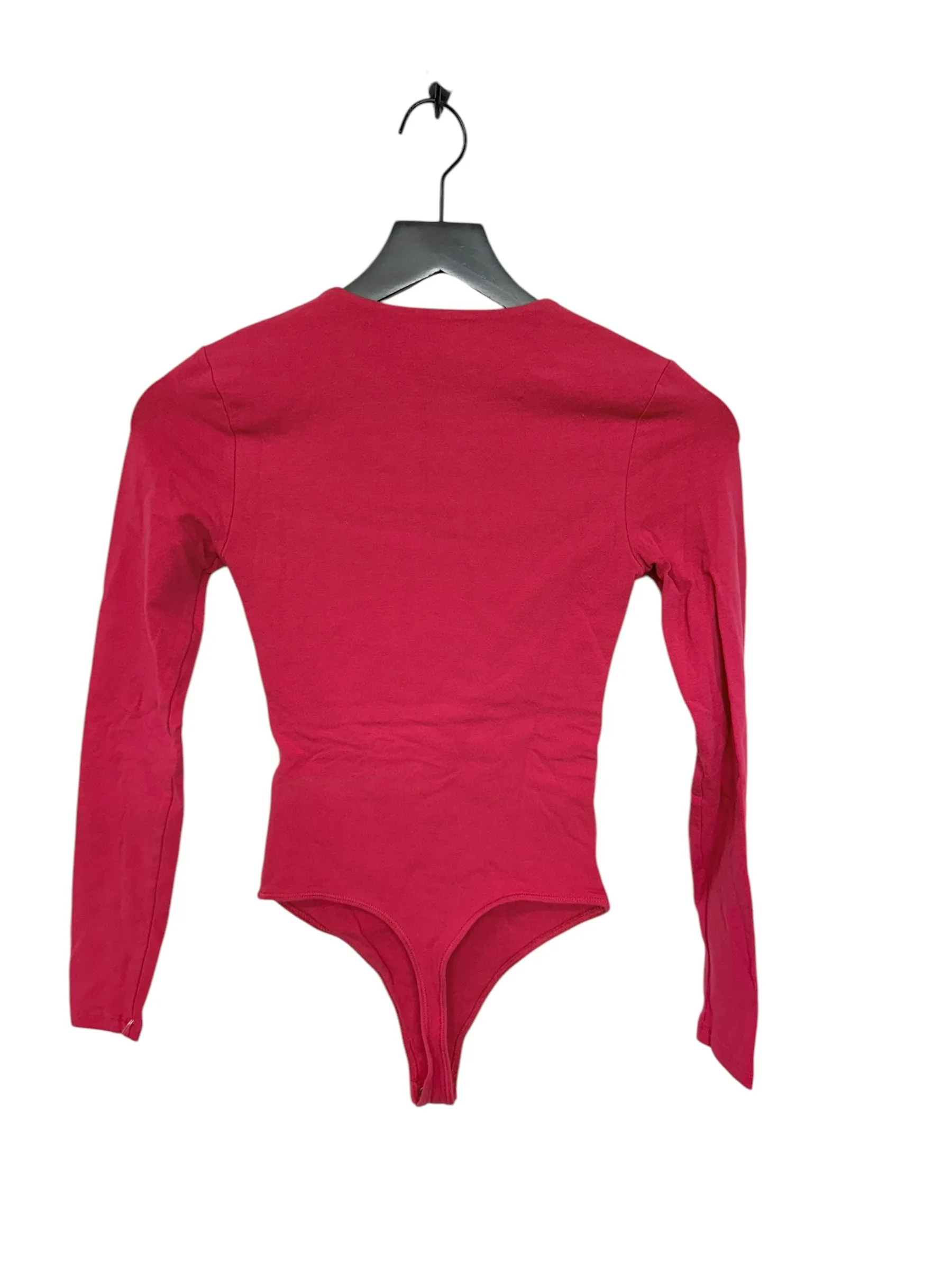 Bodysuit By Abercrombie And Fitch In Pink, Size: Xxs