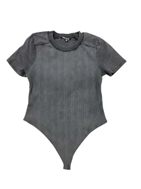 Bodysuit By Steve Madden In Grey, Size: L