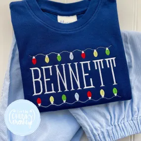 Boy Shirt - Name with Lights