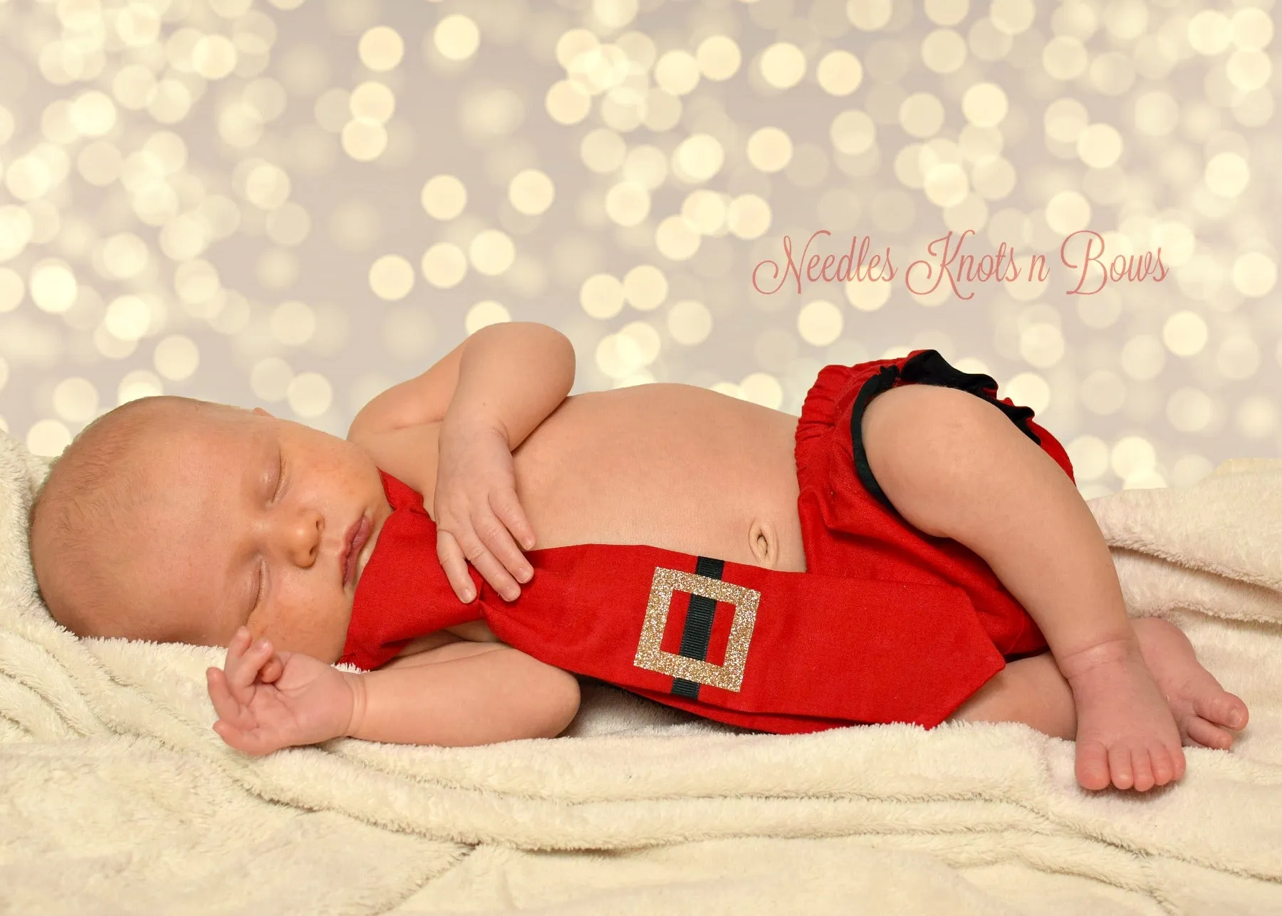 Boys Christmas Cake Smash, Newborn Baby Photo Prop Outfit