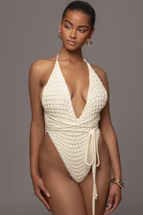 Buttercream Kenna Knit Crochet Bodysuit