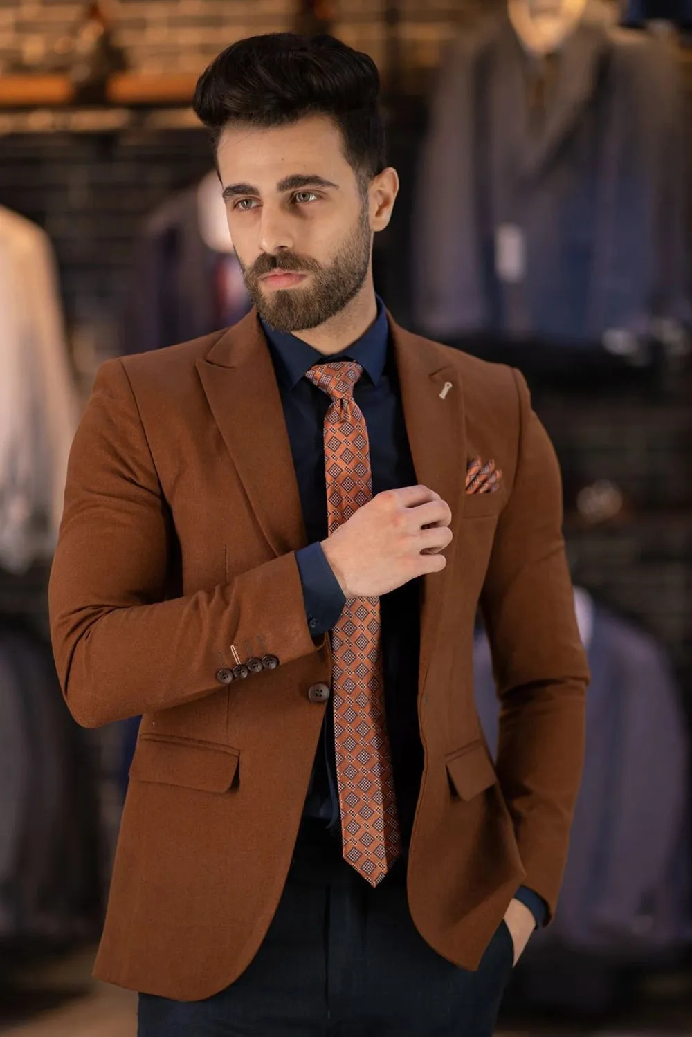 Buy Coat and Blazer for Men's | Al Hudaibiya