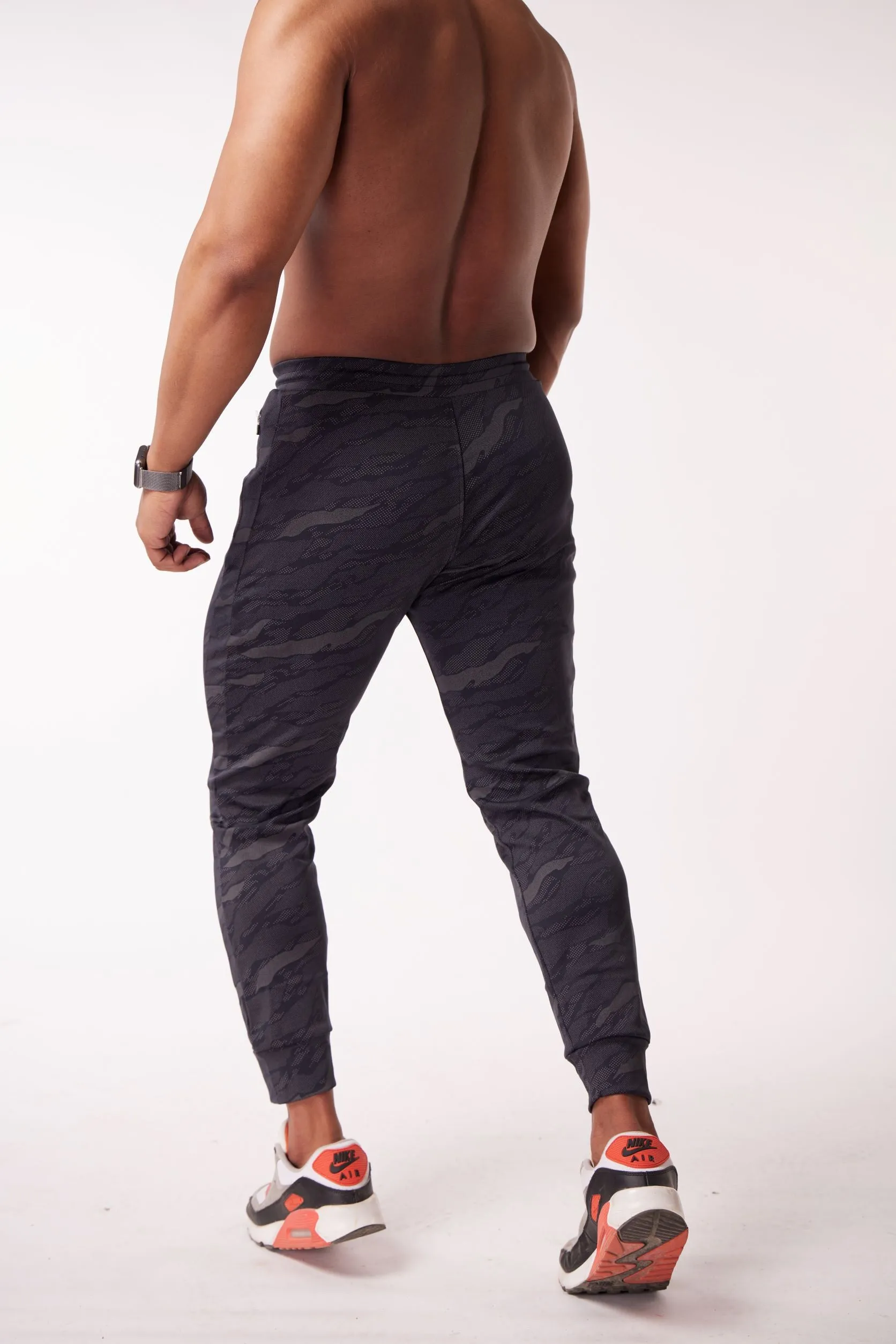 CAMO JOGGERS ANKLE FIT (GREY)