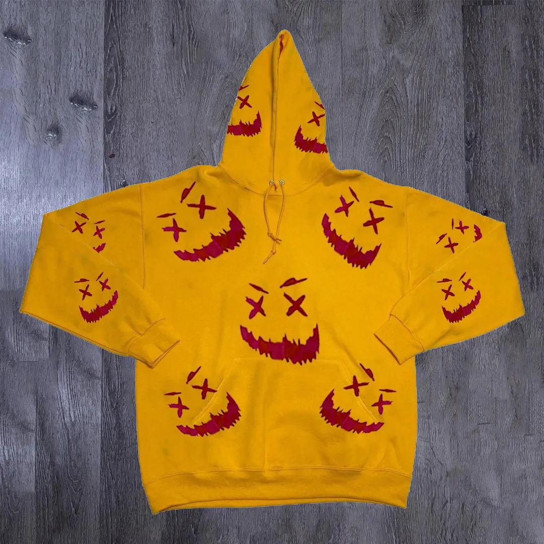 Casual Fashion Smiley Print Long Sleeve Hoodie