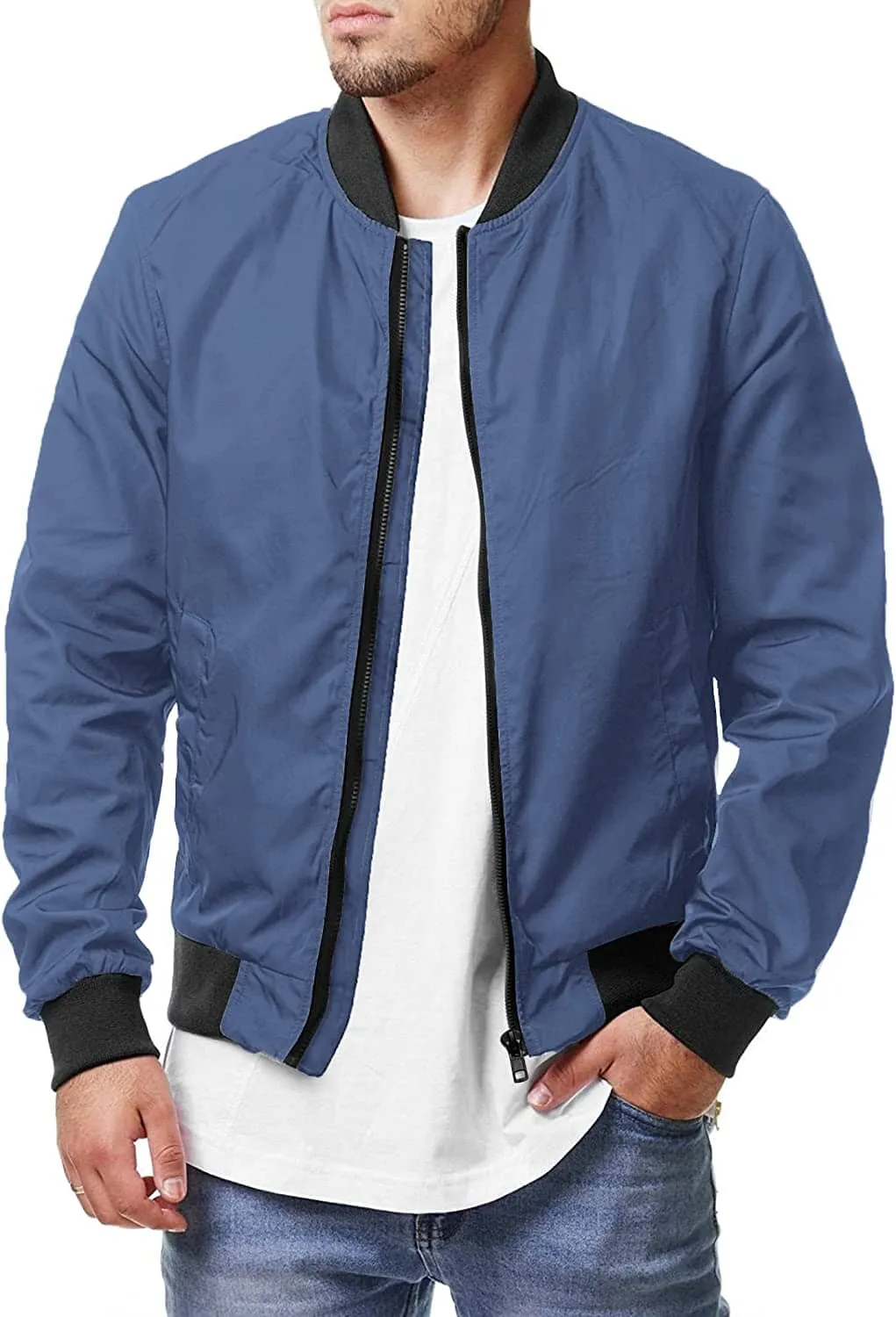 Casual Soft Shell Flight Windbreaker Coat (US Only)