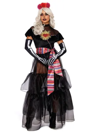 Chic Dia de los Muertos Queen Costume