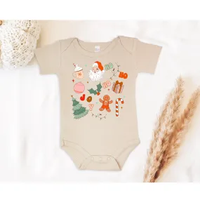 Christmas Icons Baby Bodysuit