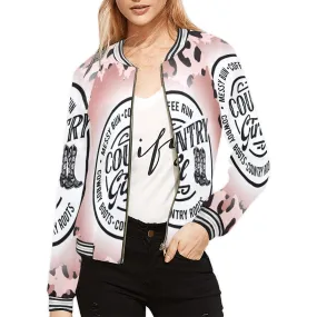 Country Girl awd319 Bomber Jacket for Women