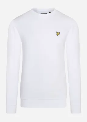 Crew neck sweatshirt - white