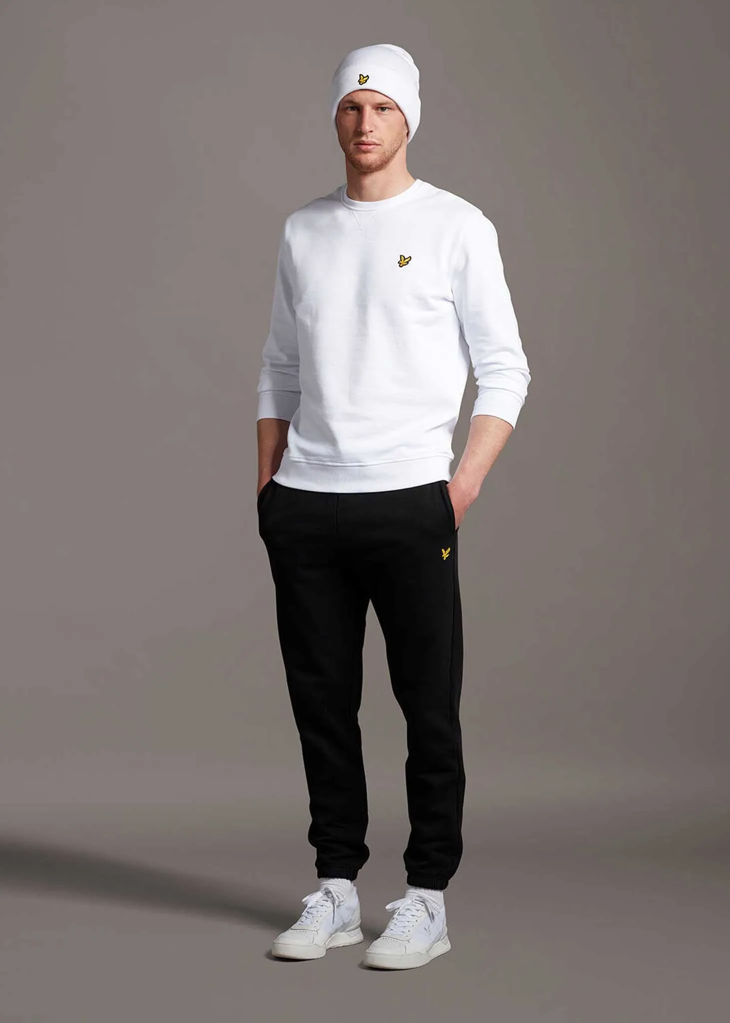 Crew neck sweatshirt - white