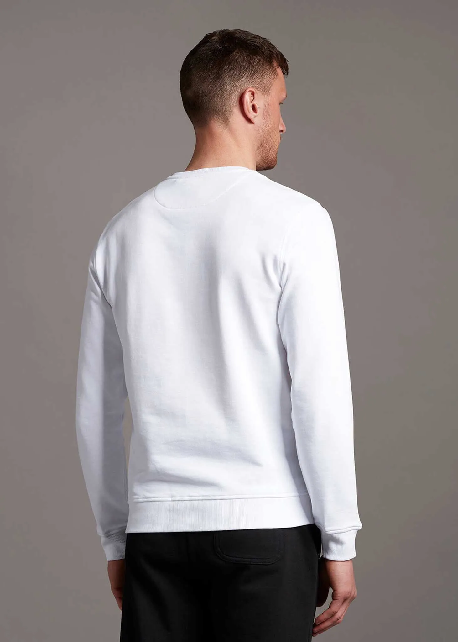 Crew neck sweatshirt - white