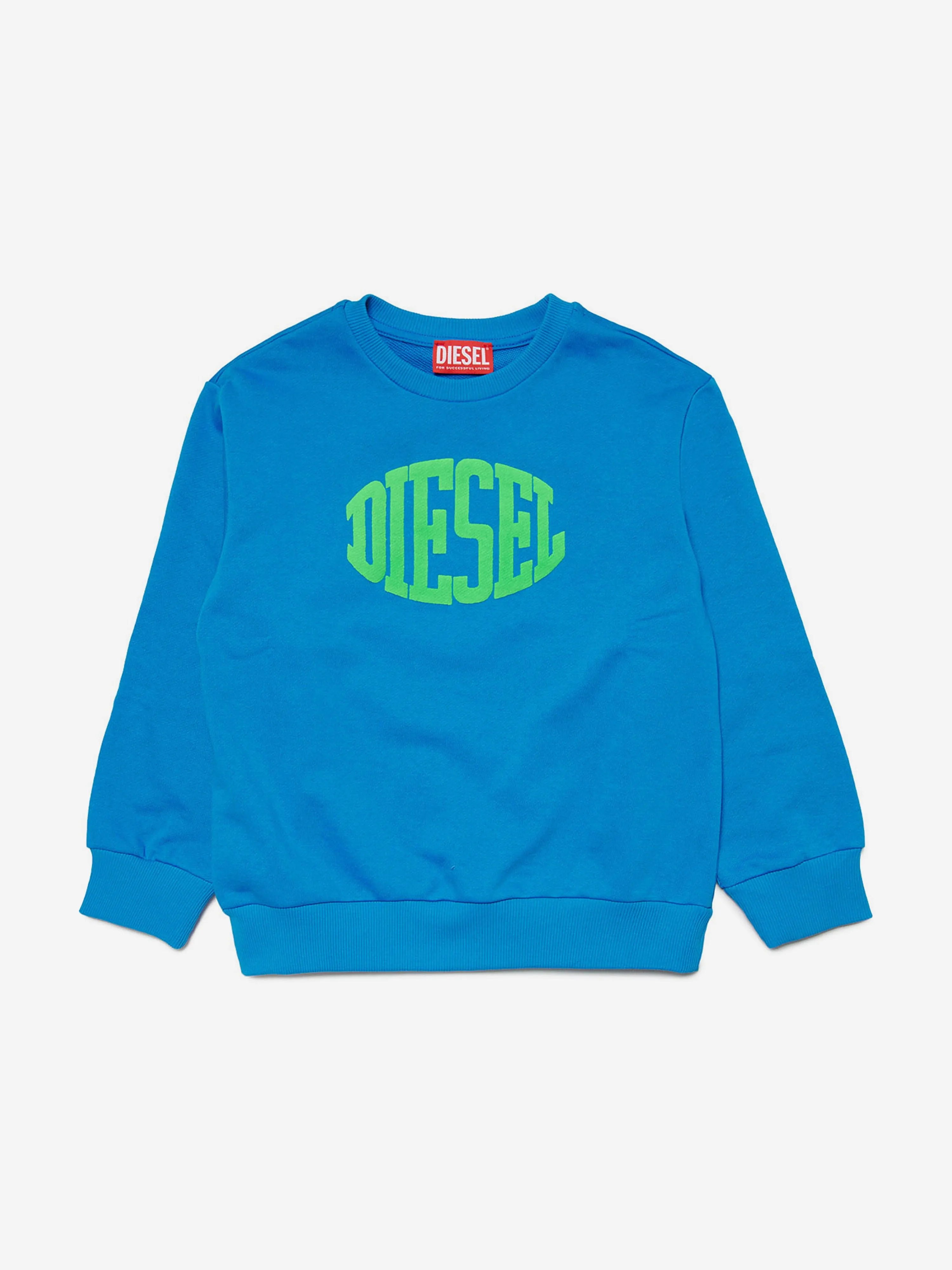 Diesel Boys Logo Sweatshirt in Blue