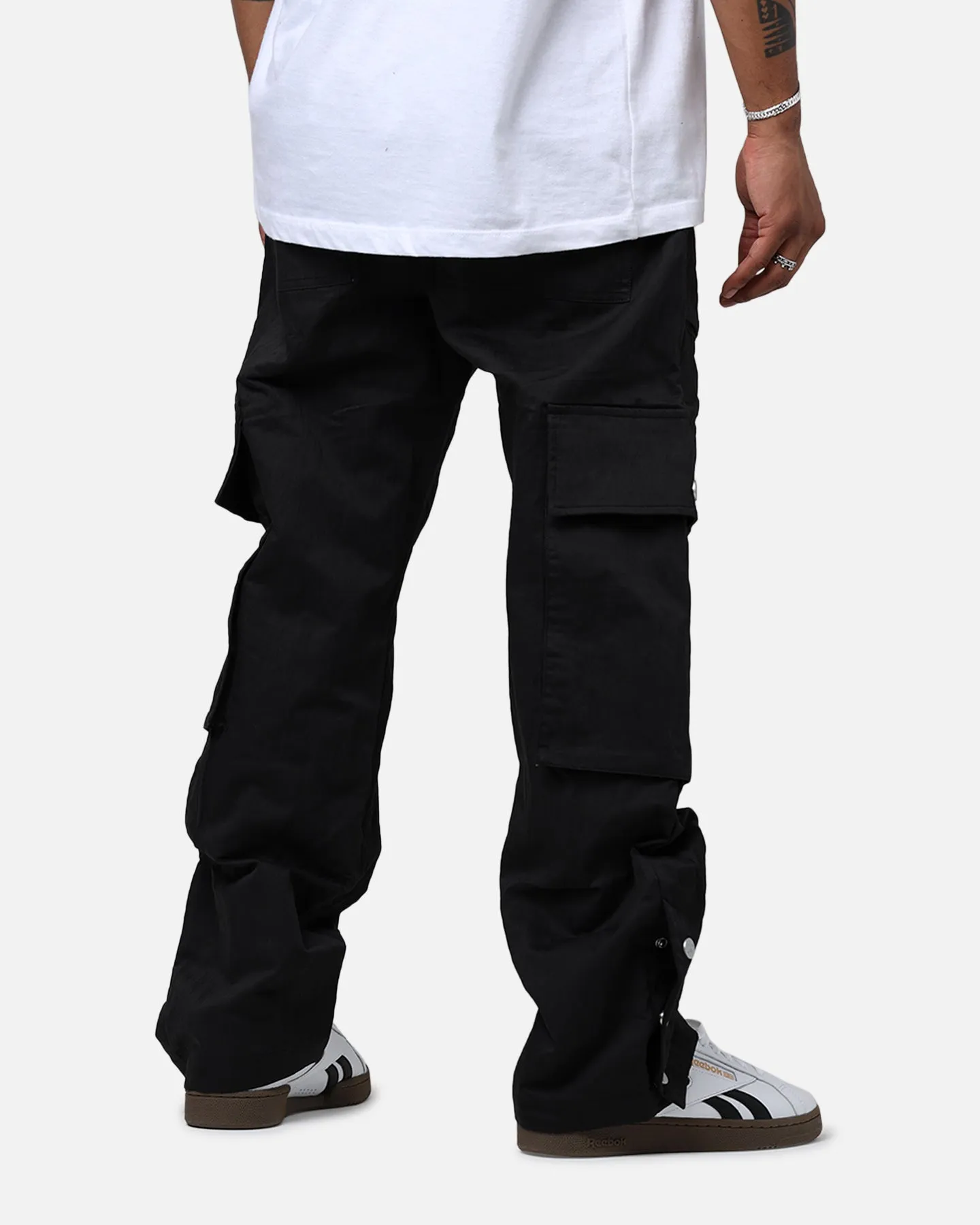 Diet Starts Monday Nylon Cargo Pants Black