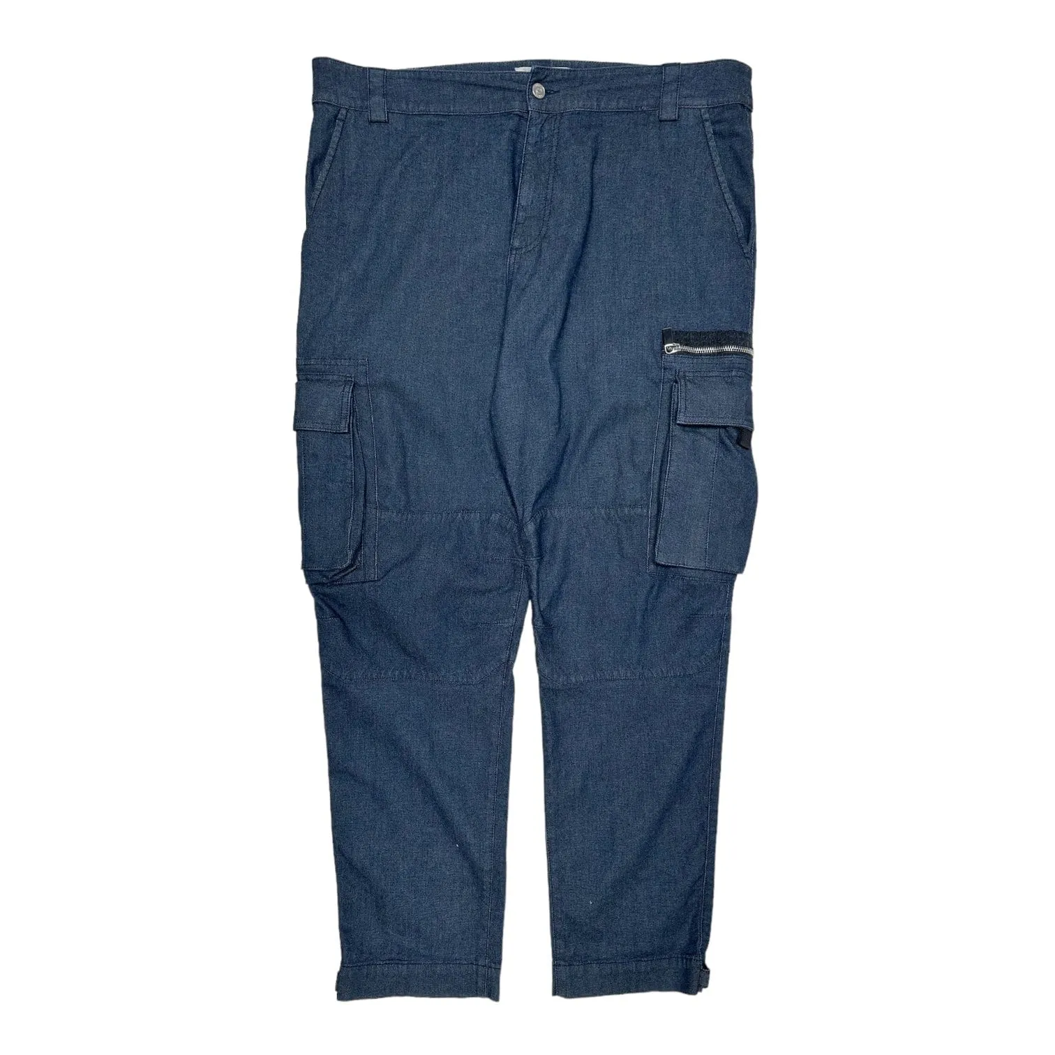 Dior Denim Cargo Pants Indigo Pre-Owned