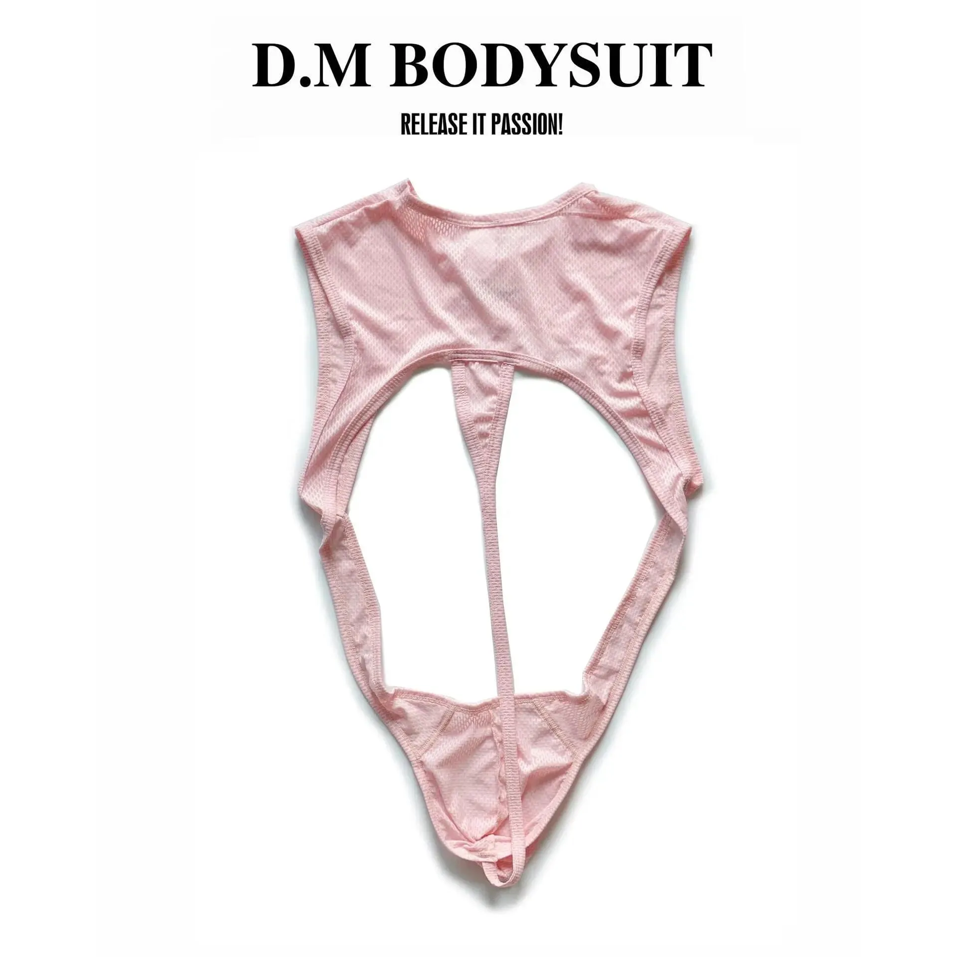 D.M Sexy Siamese Bodysuit Letters