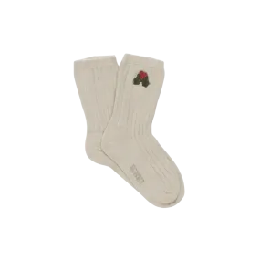 Donsje Lala Socks | Holly | Olive Grey