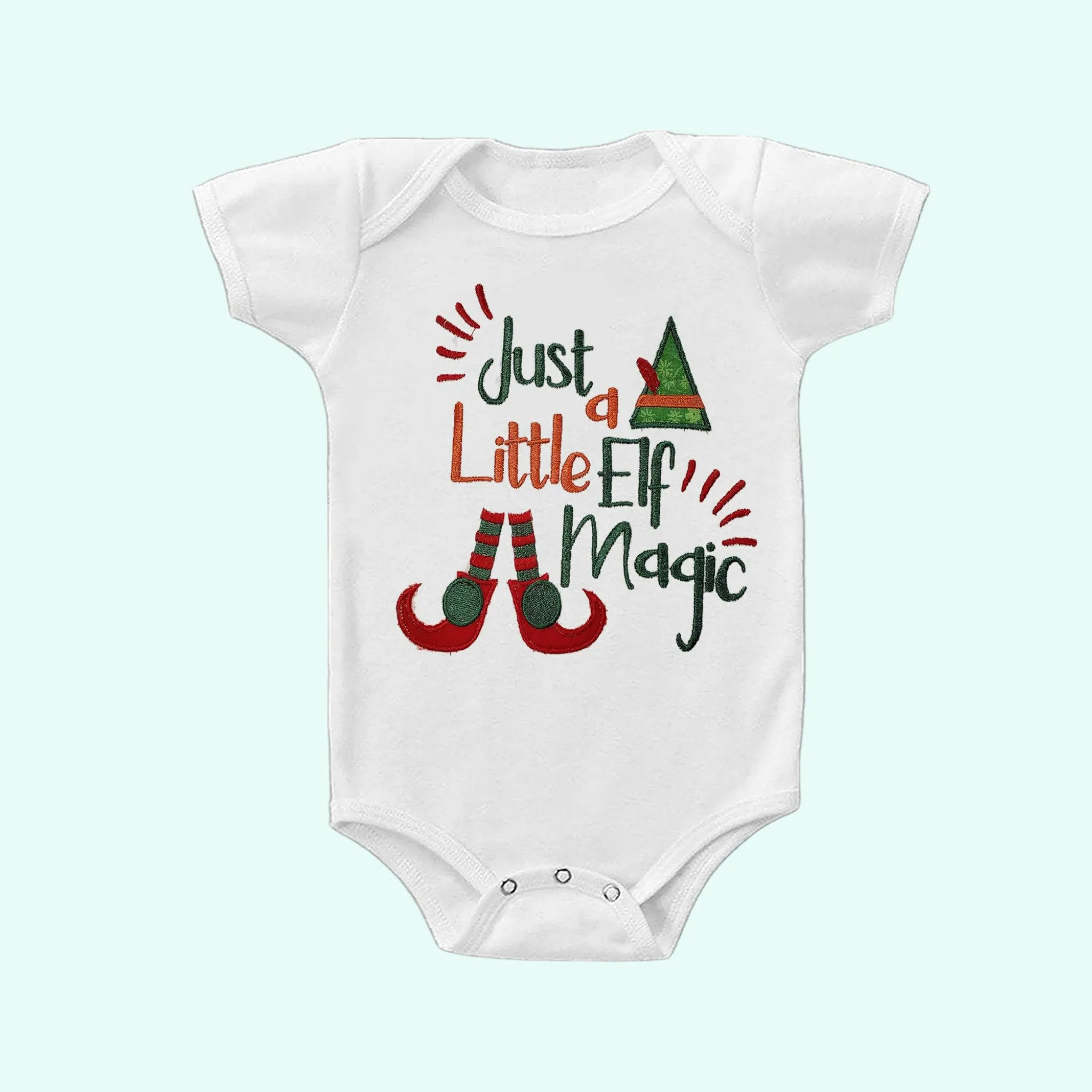 Elf Onesie|  Baby First Christmas |  Elf  Onesie  |  Baby Onesie | Baby Clothes | Newborn Christmas