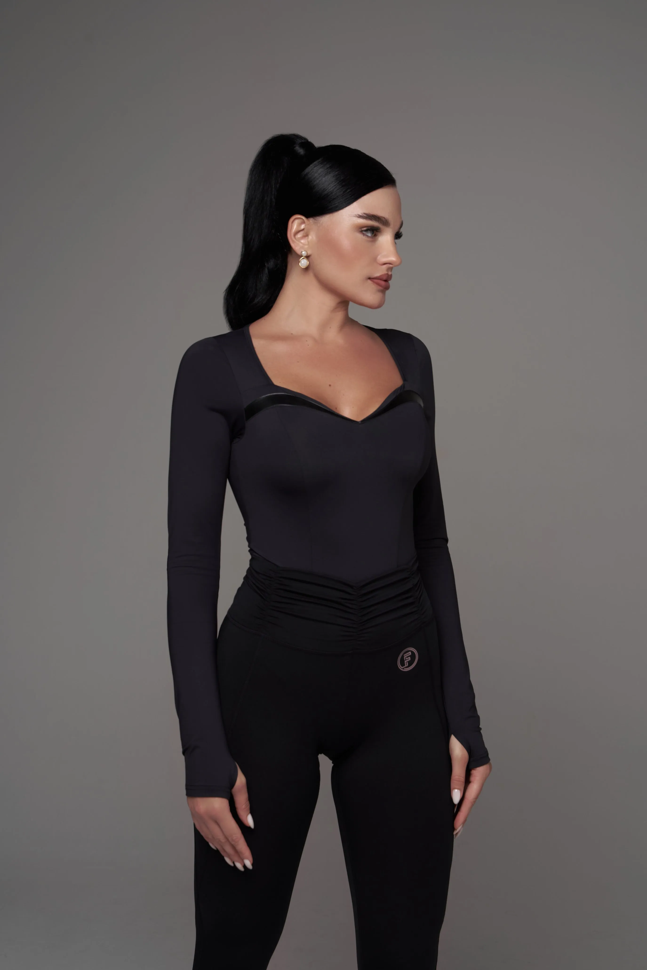 Emerge Bodysuit - Midnight Noir