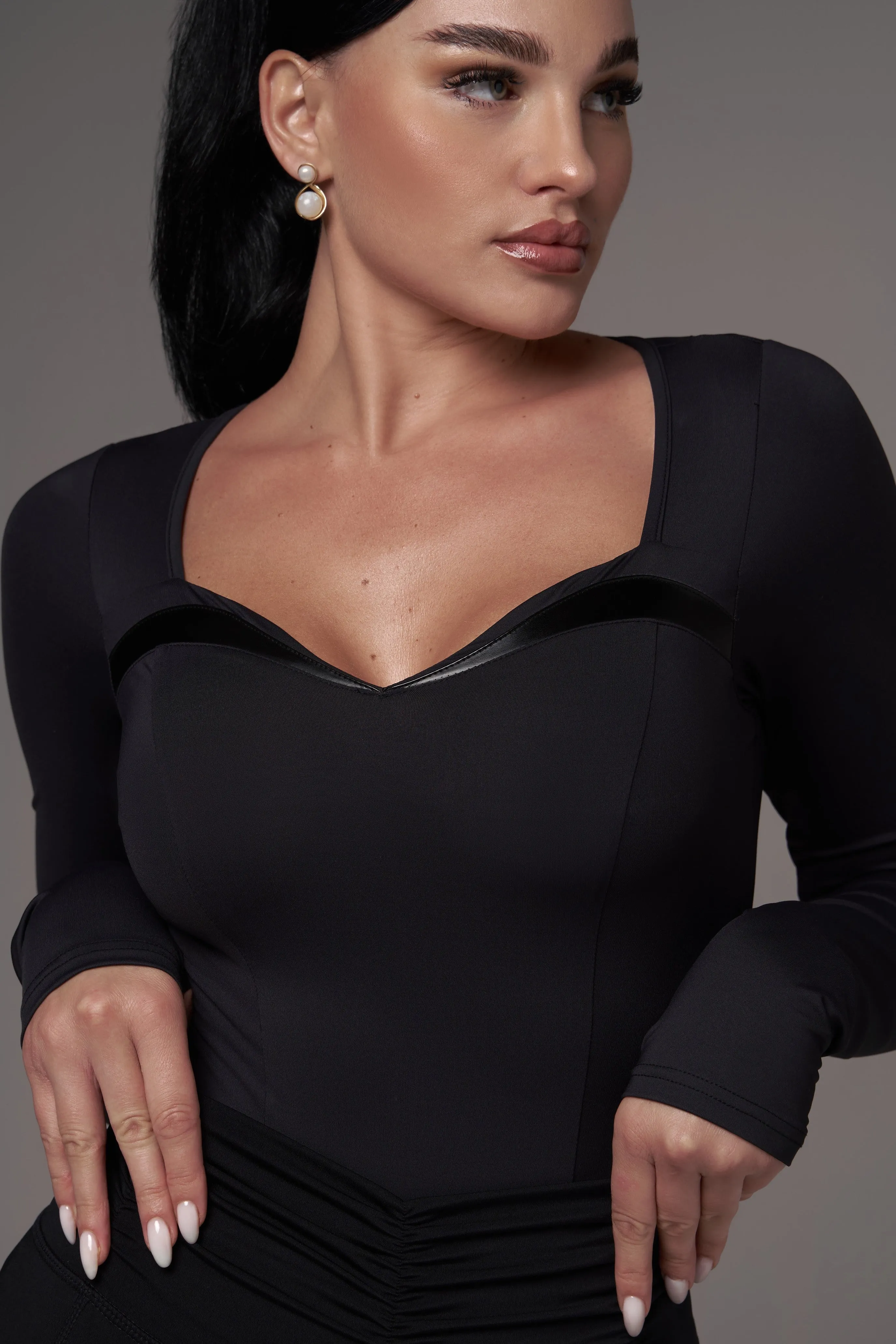 Emerge Bodysuit - Midnight Noir