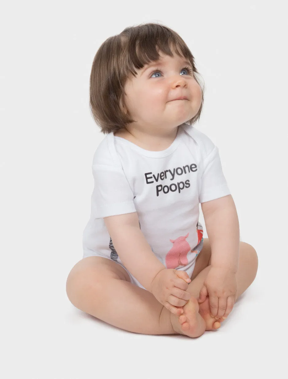 Everyone Poops baby bodysuit