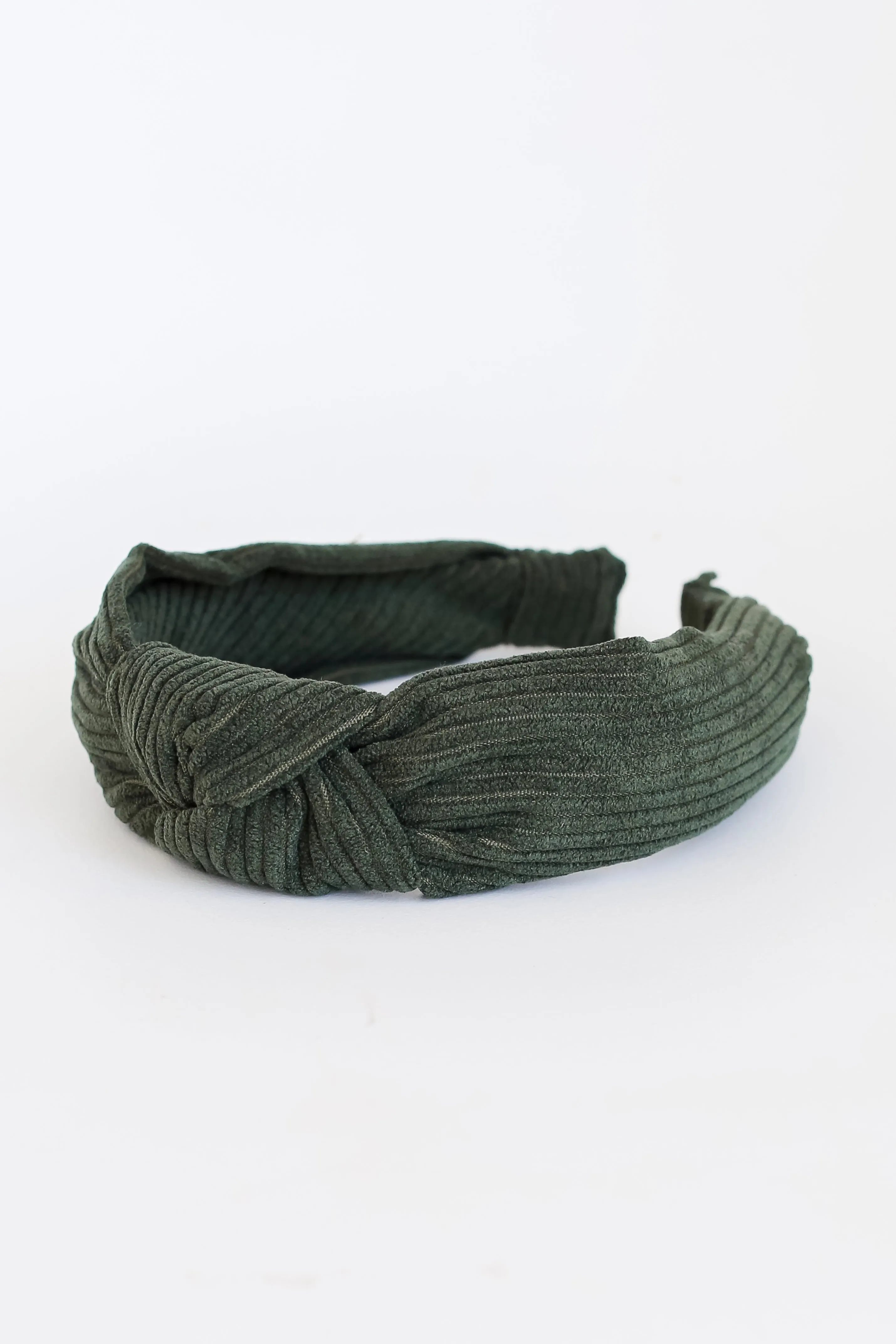 FINAL SALE - Decadent Decoration Corduroy Knotted Headband