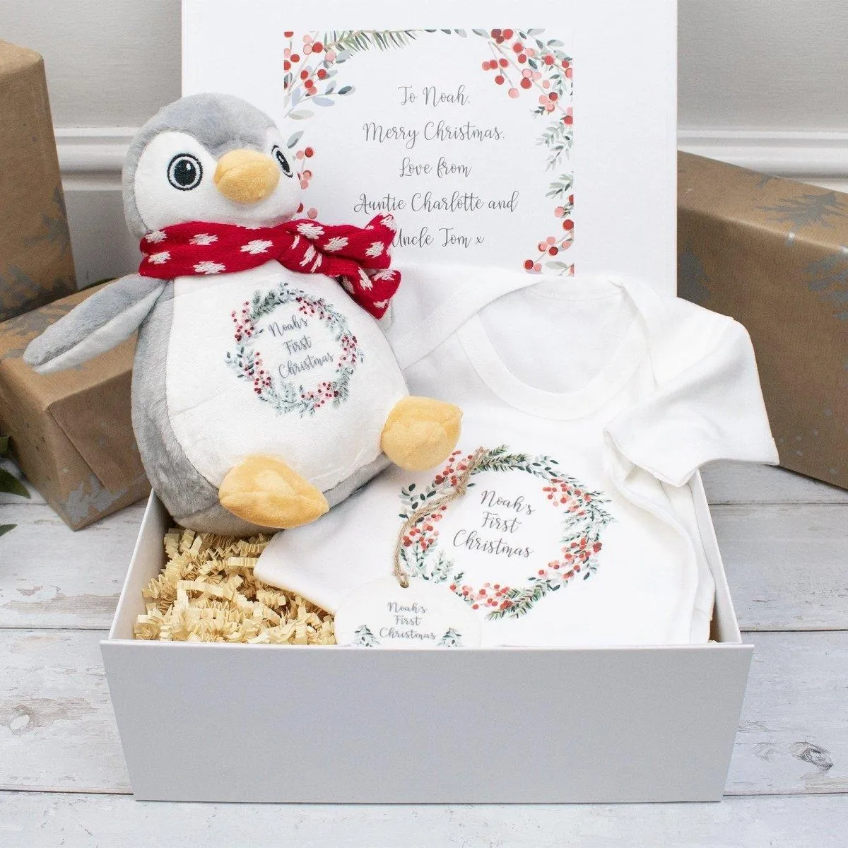 First Christmas Baby Gift Box Personalised