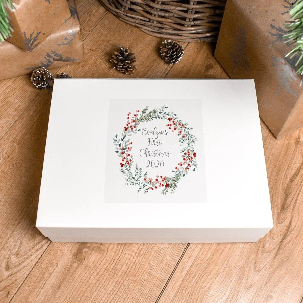 First Christmas Baby Gift Box Personalised