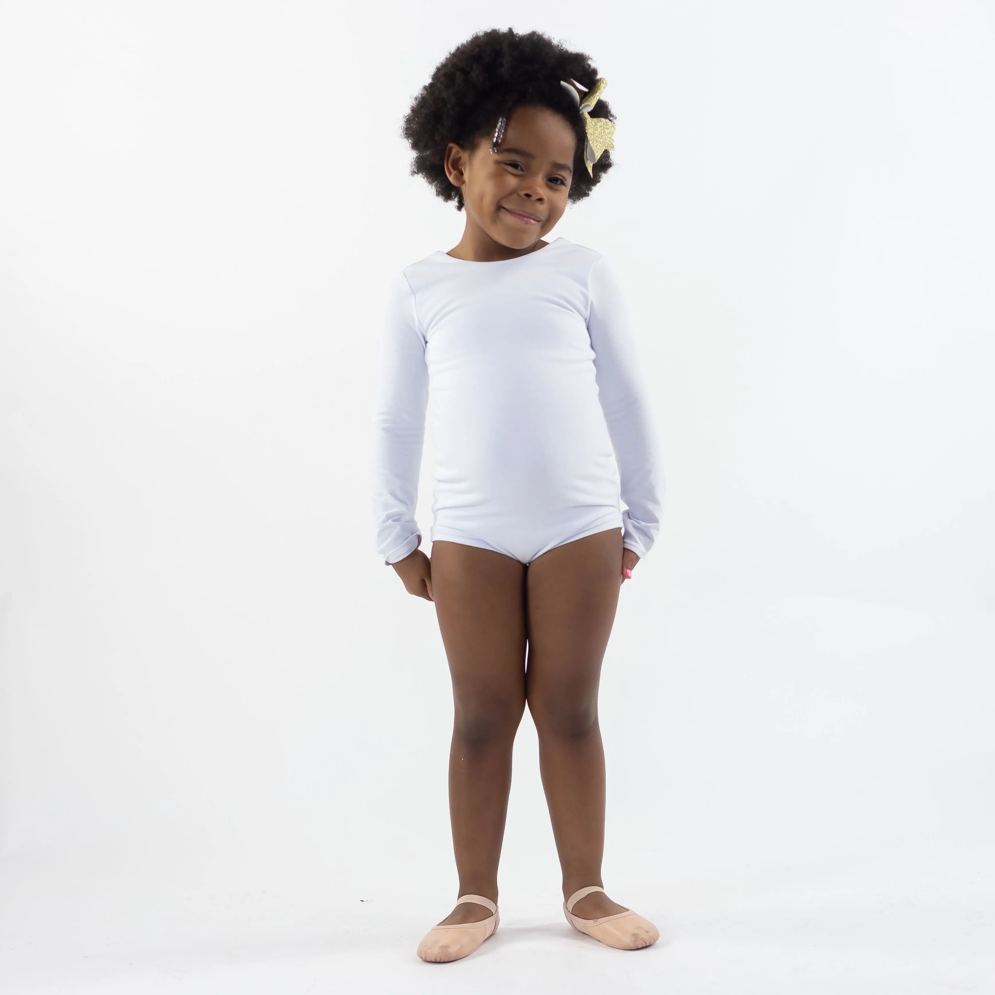 Girl’s White Leotard