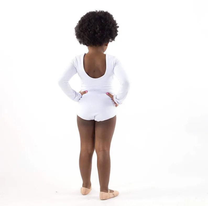 Girl’s White Leotard