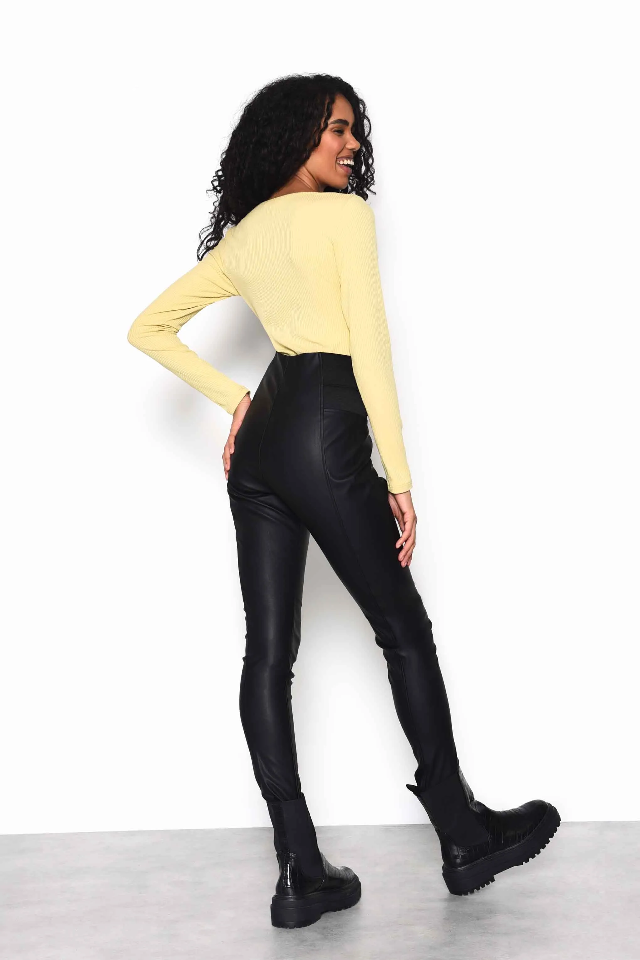 Glamorous Soft Yellow Sweetheart Neckline Long Sleeve Bodysuit