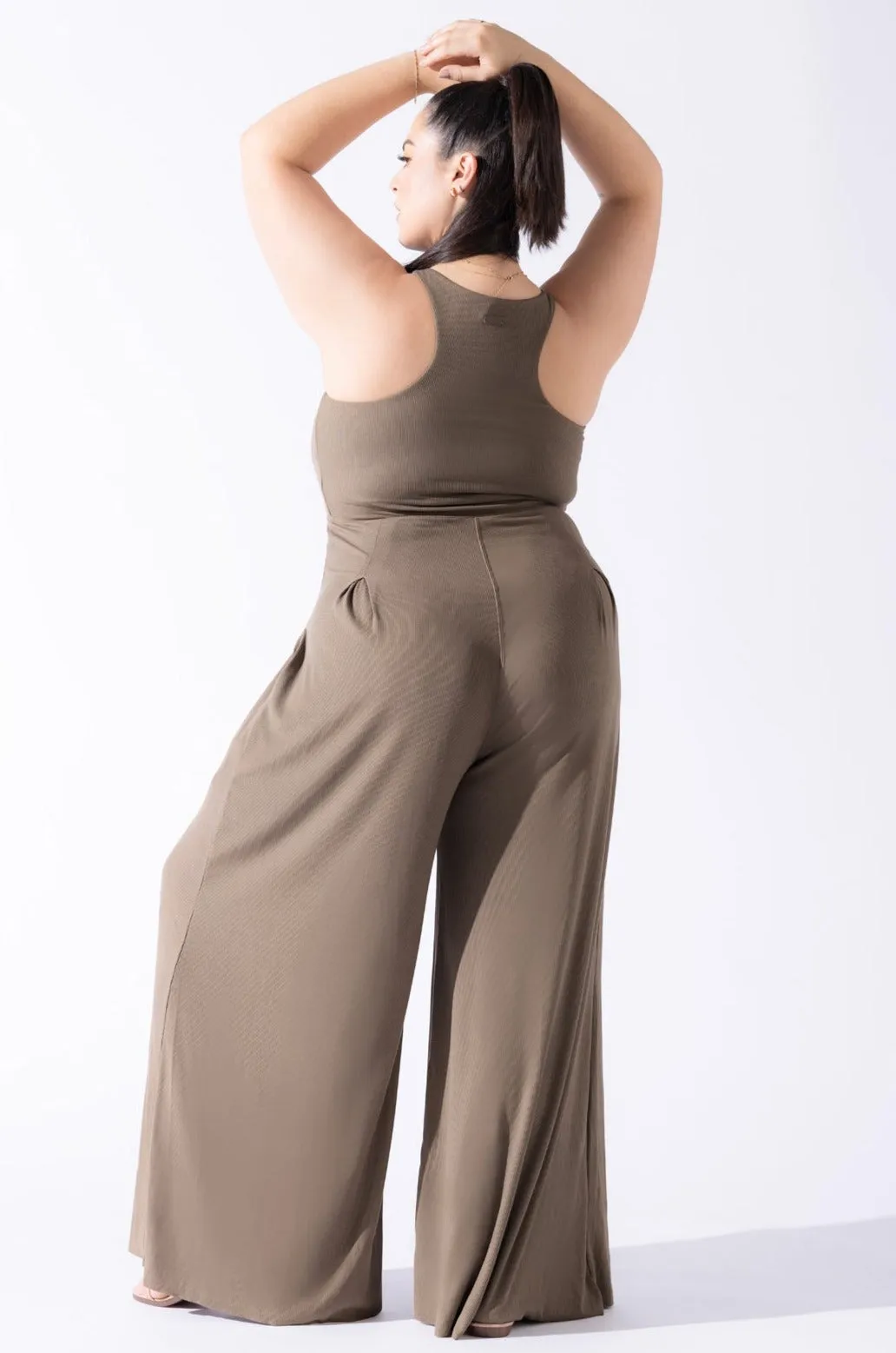 Go with the Flow Jumpsuit - Leafless Tree