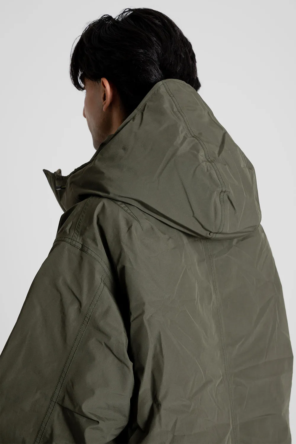 GORE-TEX Long Down Coat - Khaki Green