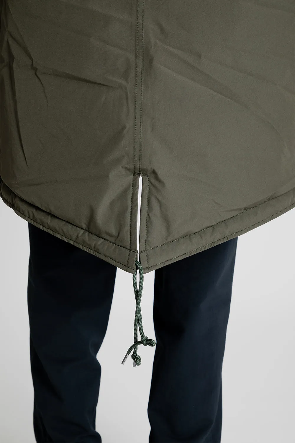 GORE-TEX Long Down Coat - Khaki Green