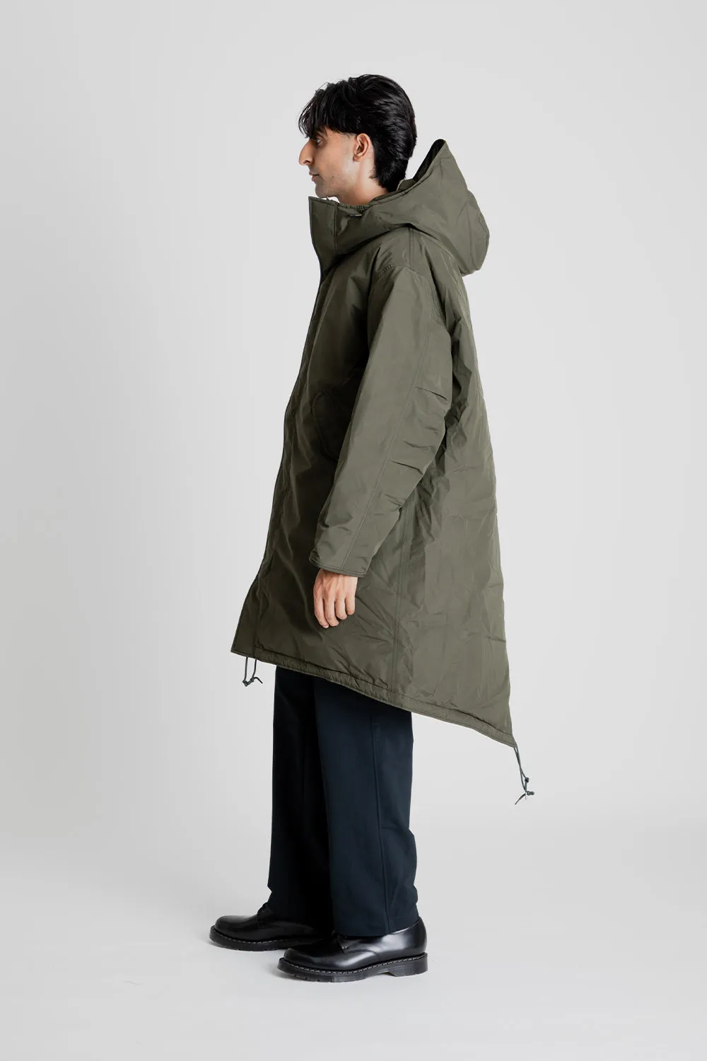 GORE-TEX Long Down Coat - Khaki Green