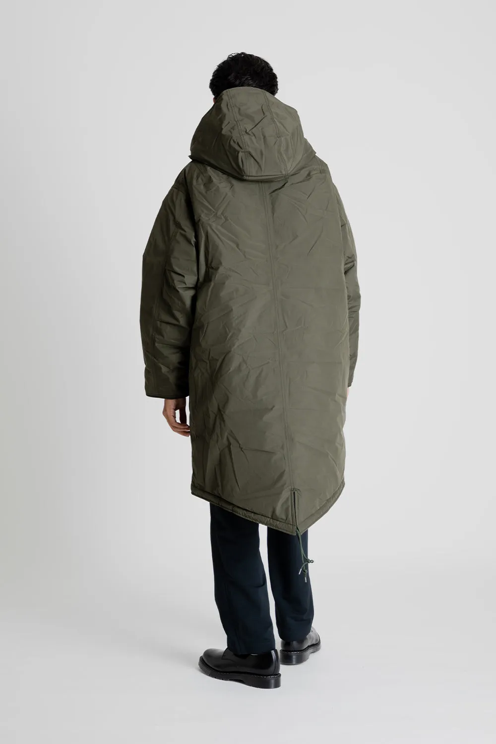 GORE-TEX Long Down Coat - Khaki Green