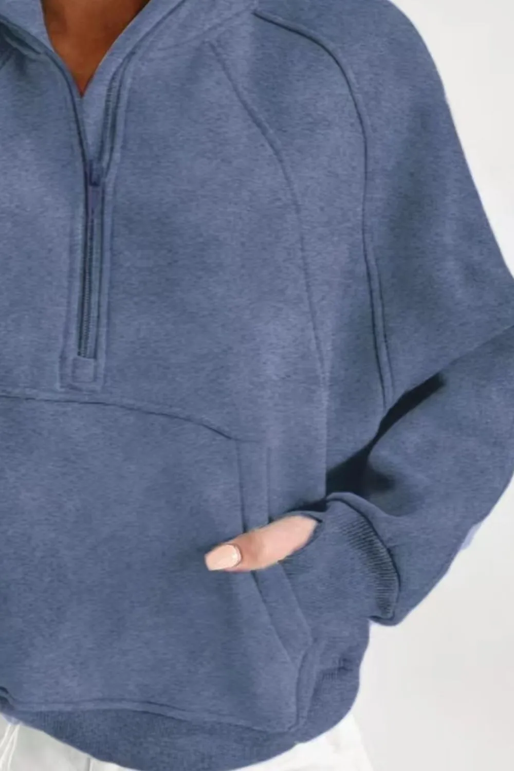 Half Zip Long Sleeve Sweatshirt | Cozy Sweatshirt | Loungewear